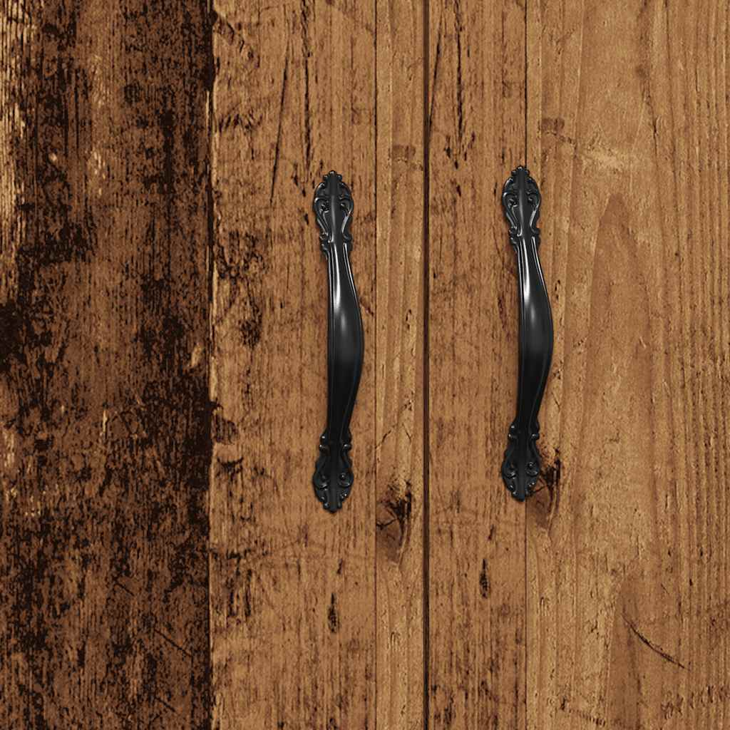 Dressoir 69,5x34x90 cm bewerkt hout oud houtkleurig