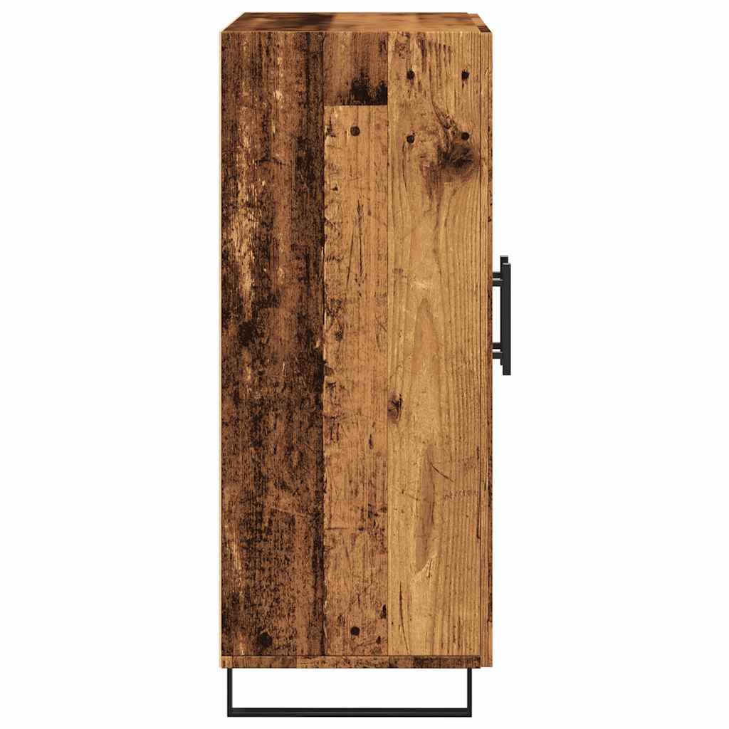 Dressoir 69,5x34x90 cm bewerkt hout oud houtkleurig