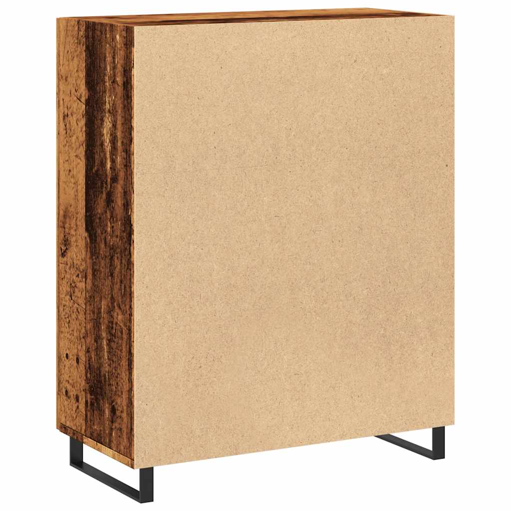 Dressoir 69,5x34x90 cm bewerkt hout oud houtkleurig