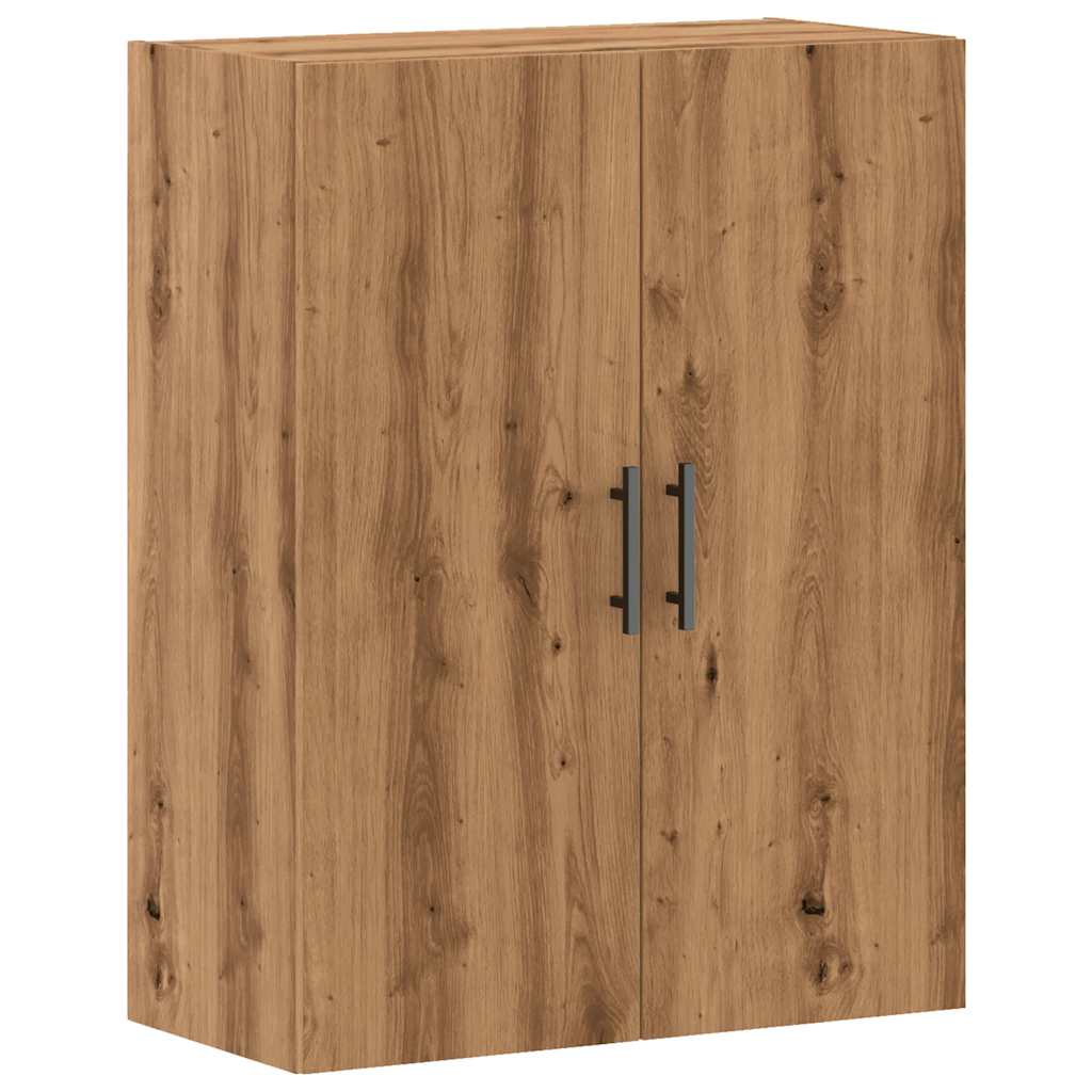 Wandkast 69,5x34x90 cm artisanaal eikenkleurig