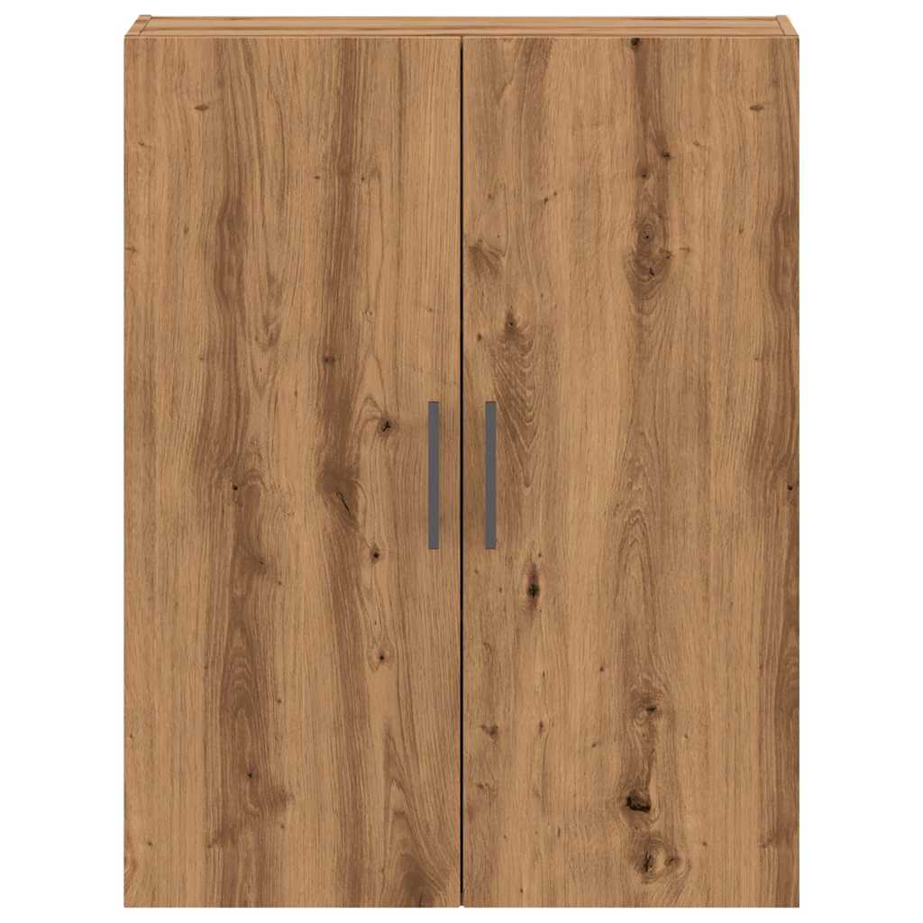 Wandkast 69,5x34x90 cm artisanaal eikenkleurig
