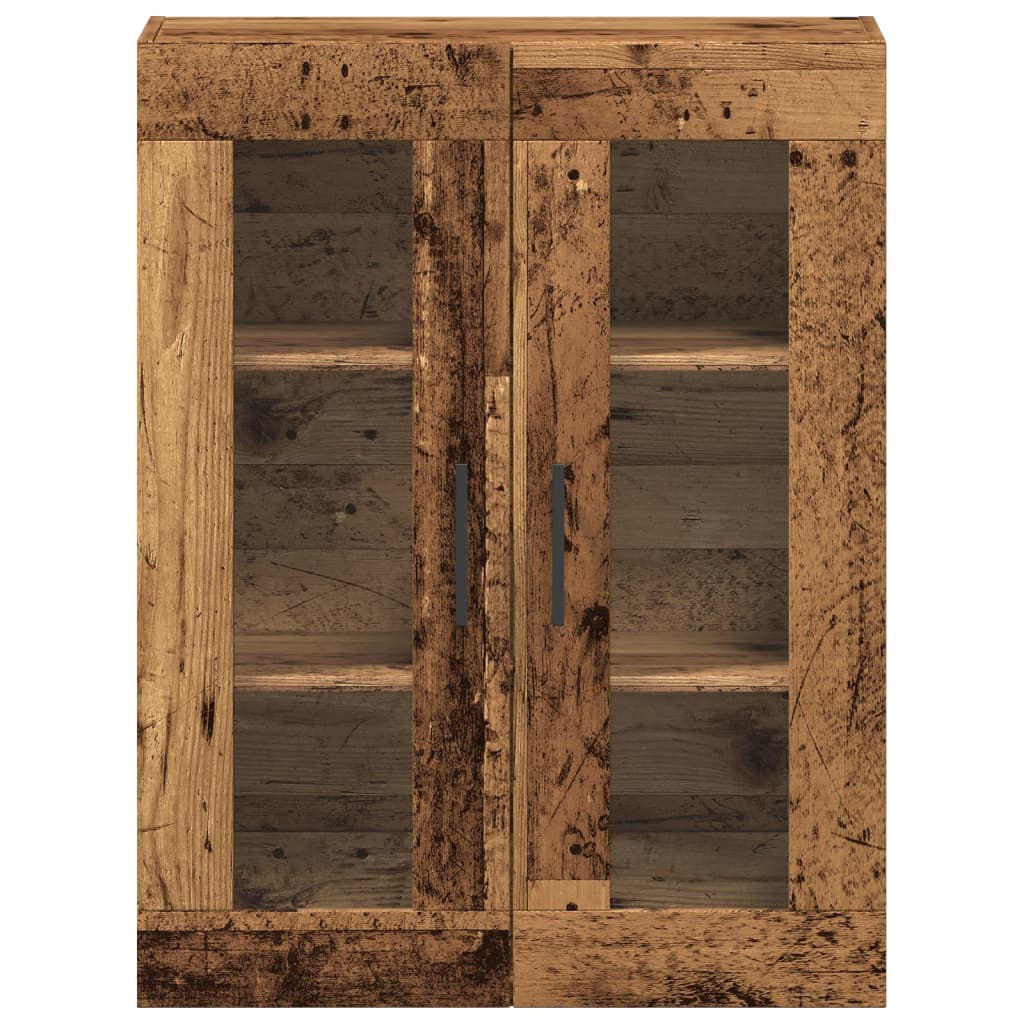 Dressoir 69,5x34x90 cm bewerkt hout oud houtkleurig