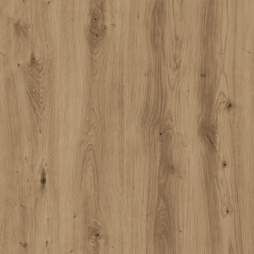Dressoir 80x33x70 cm bewerkt hout artisanaal eikenkleurig