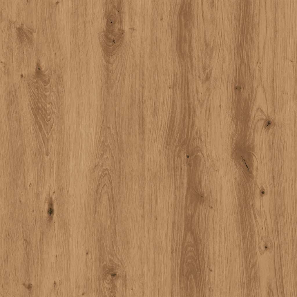 Dressoir 57x35x75 cm bewerkt hout artisanaal eikenkleurig