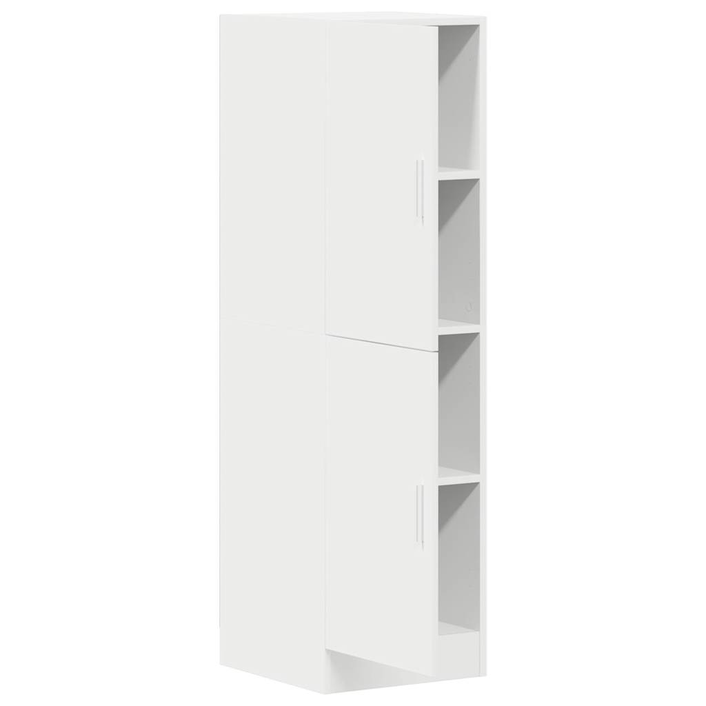 Keukenkast 38x41,5x131,5 cm bewerkt hout wit