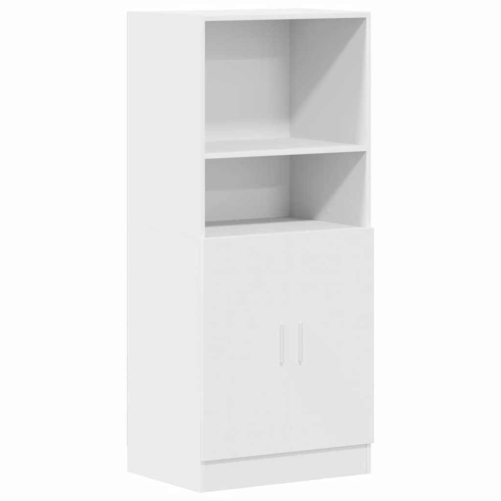 Keukenkast 57x41,5x131,5 cm bewerkt hout wit