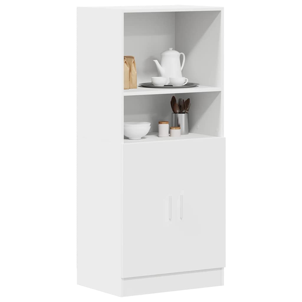 Keukenkast 57x41,5x131,5 cm bewerkt hout wit