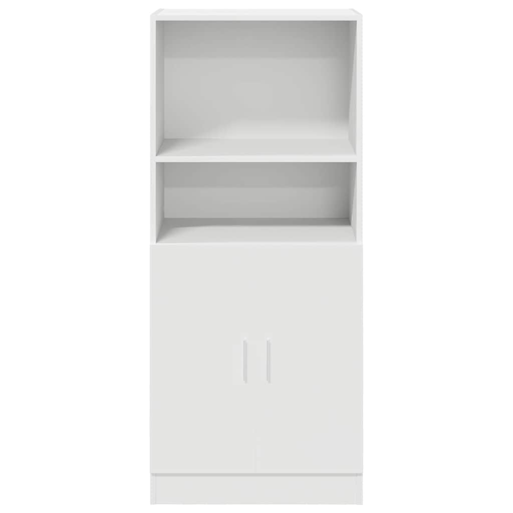 Keukenkast 57x41,5x131,5 cm bewerkt hout wit