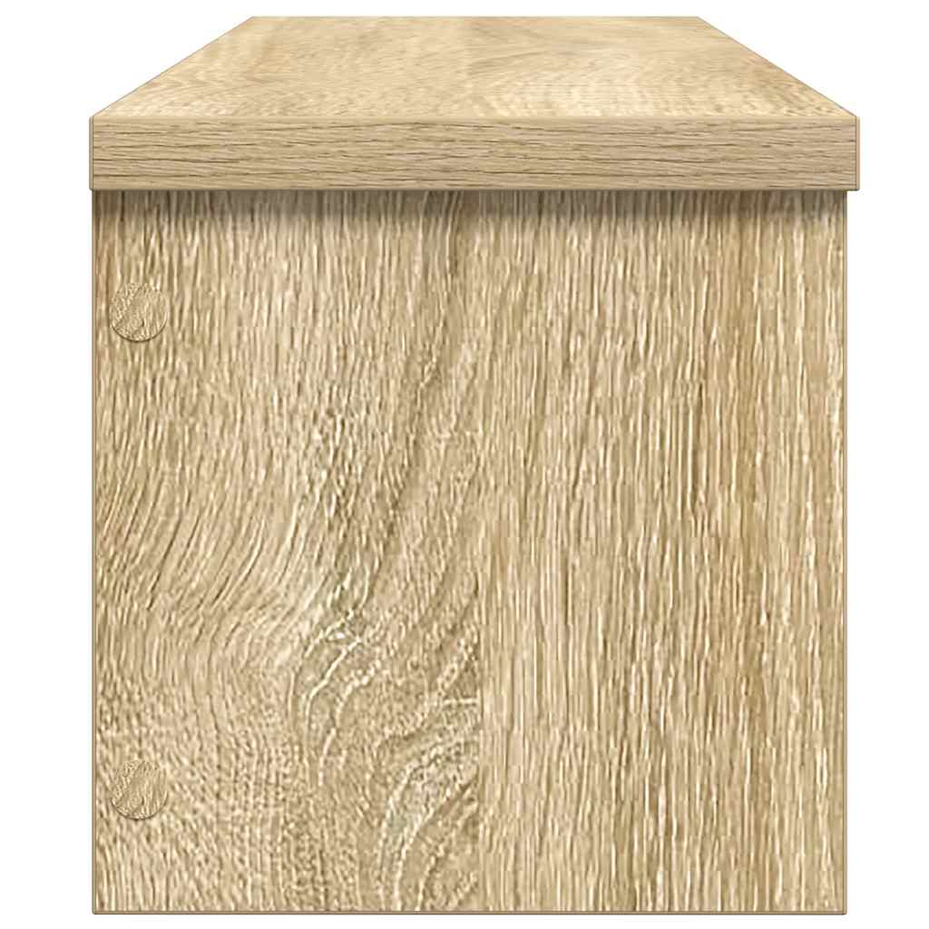 Keukenrekken stapelbaar 2 st 50x15x16 cm sonoma eikenkleurig