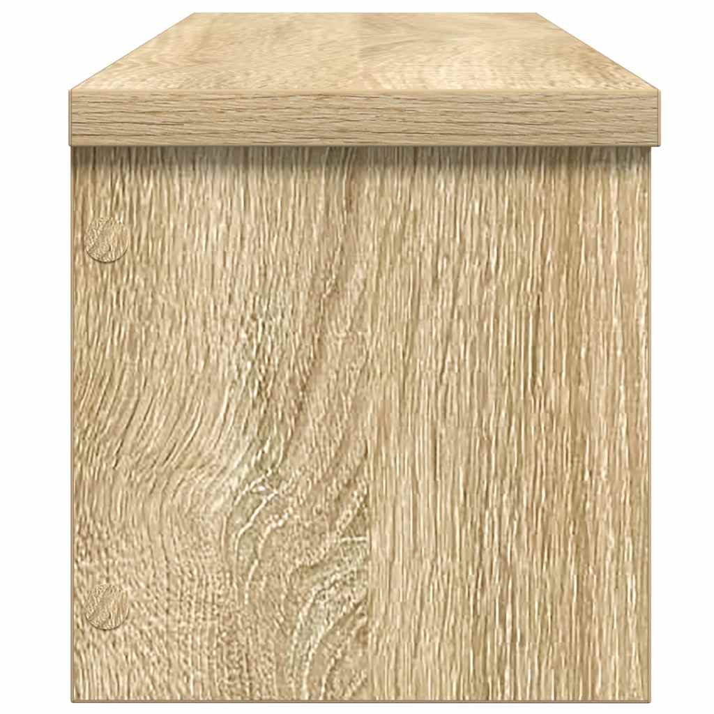 Keukenrekken stapelbaar 2 st 60x15x16 cm sonoma eikenkleurig