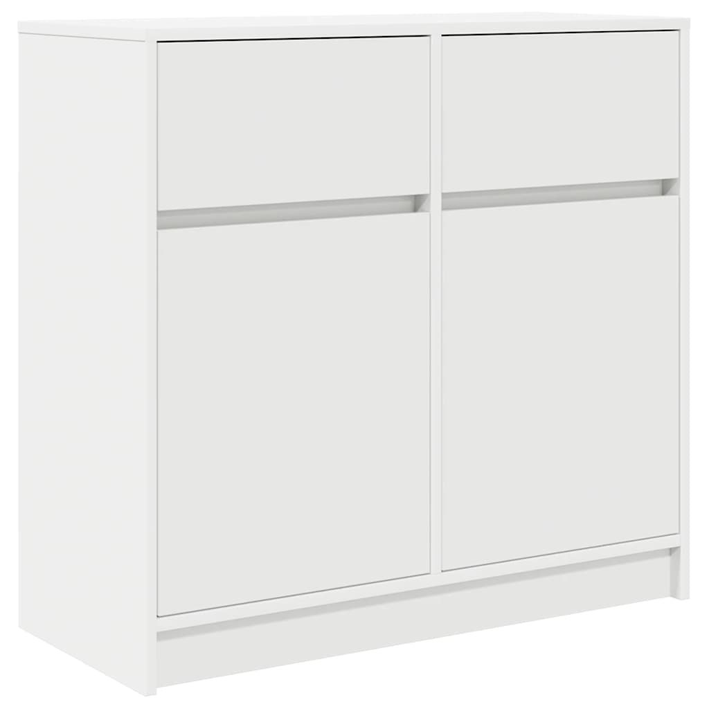 Dressoir met lade 80x34x76 cm spaanplaat wit