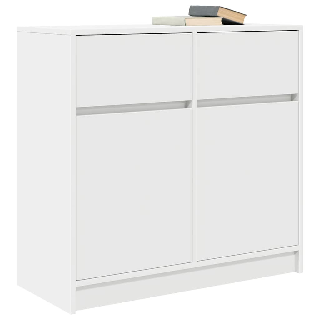 Dressoir met lade 80x34x76 cm spaanplaat wit