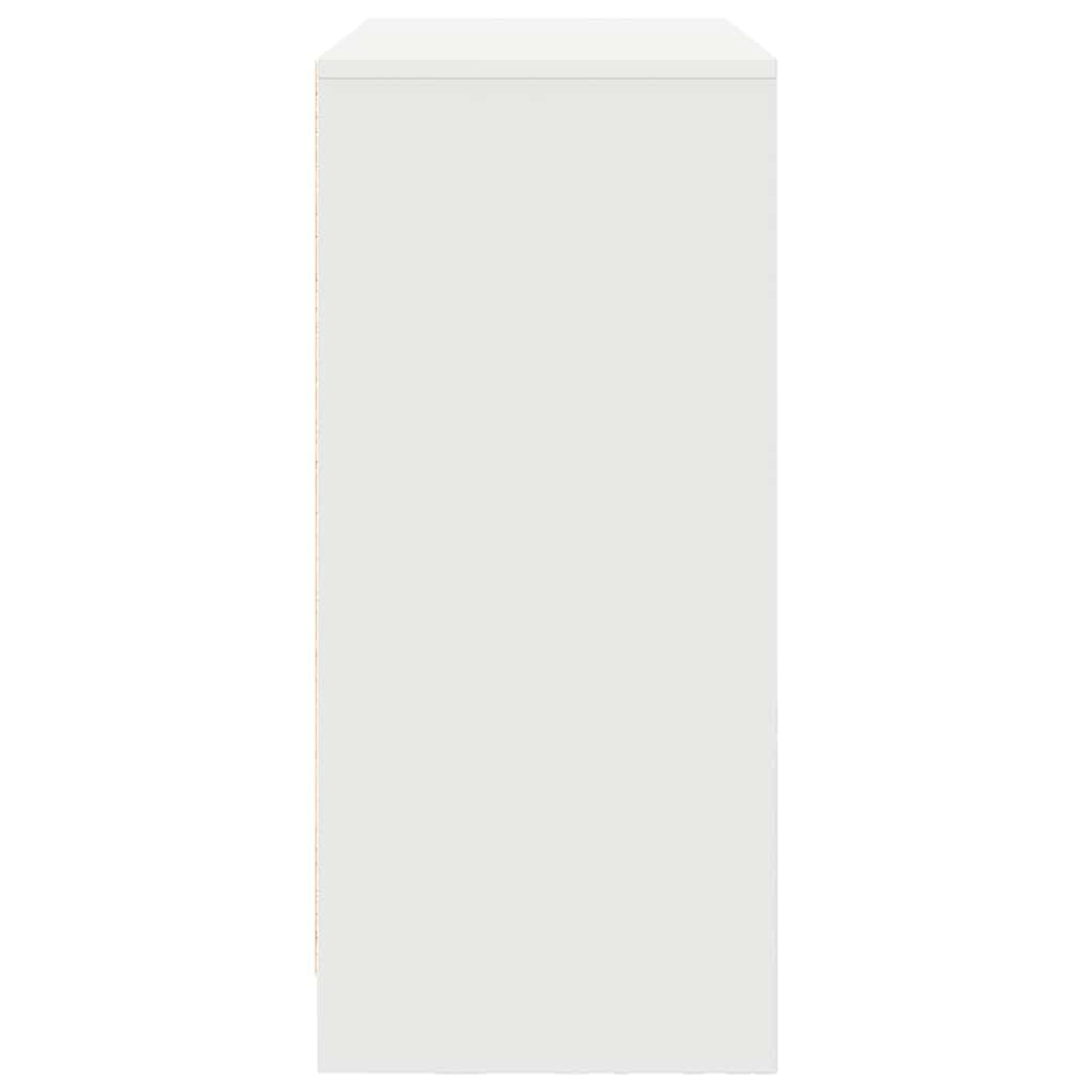 Dressoir met lade 80x34x76 cm spaanplaat wit