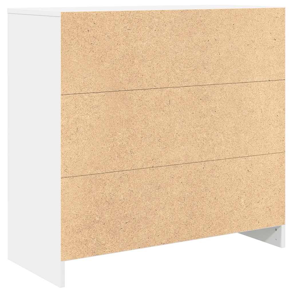 Dressoir met lade 80x34x76 cm spaanplaat wit