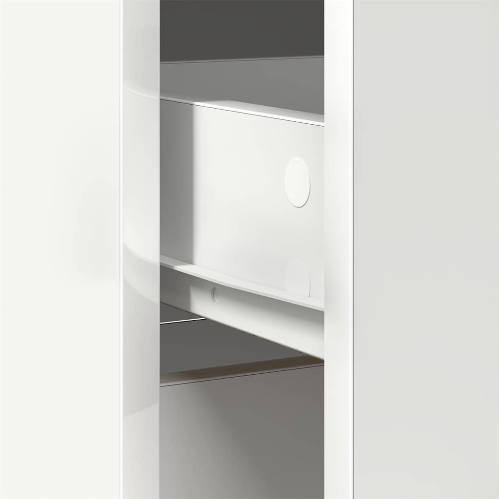 Dressoir met lade 80x34x76 cm spaanplaat wit