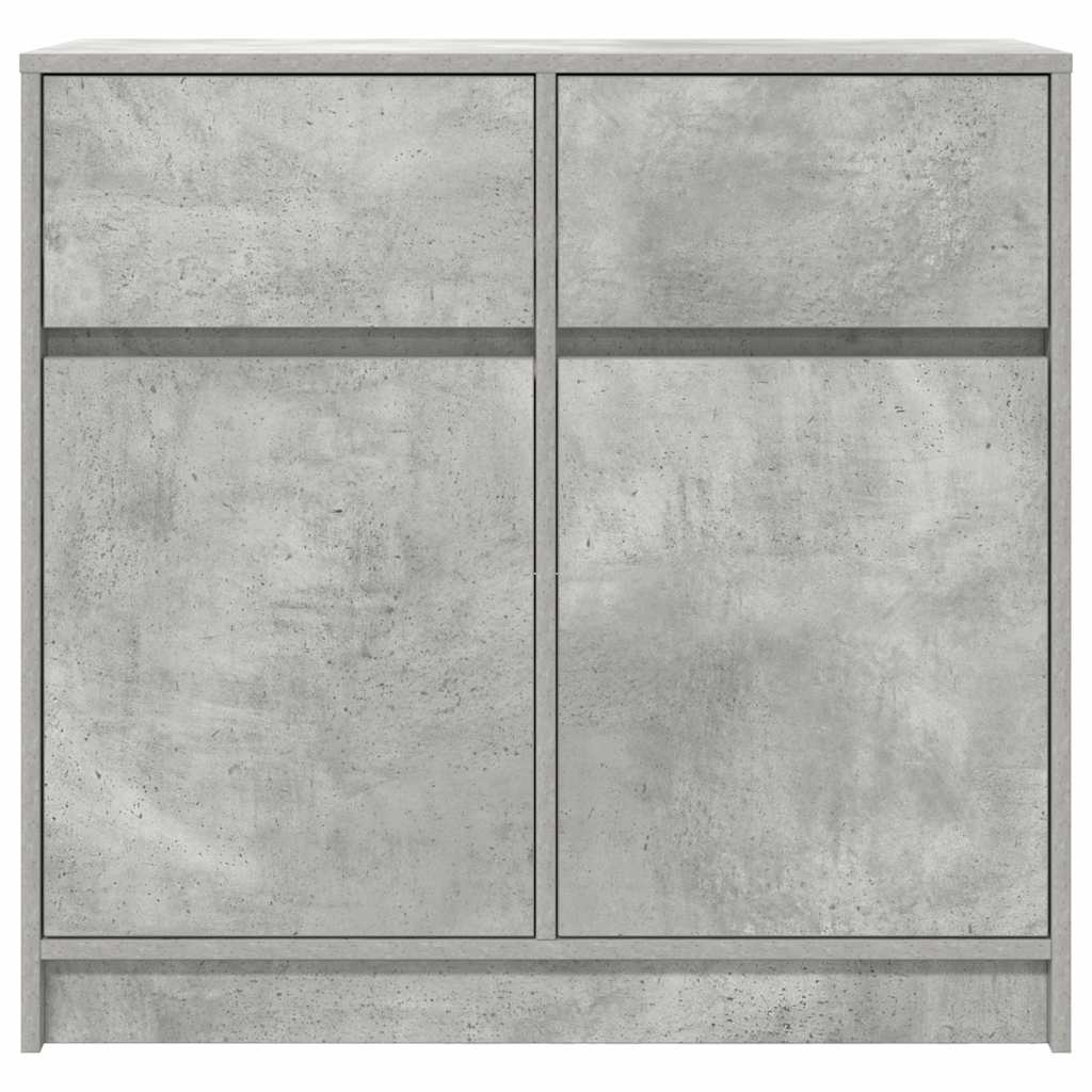 Dressoir met lade 80x34x76 cm spaanplaat betongrijs