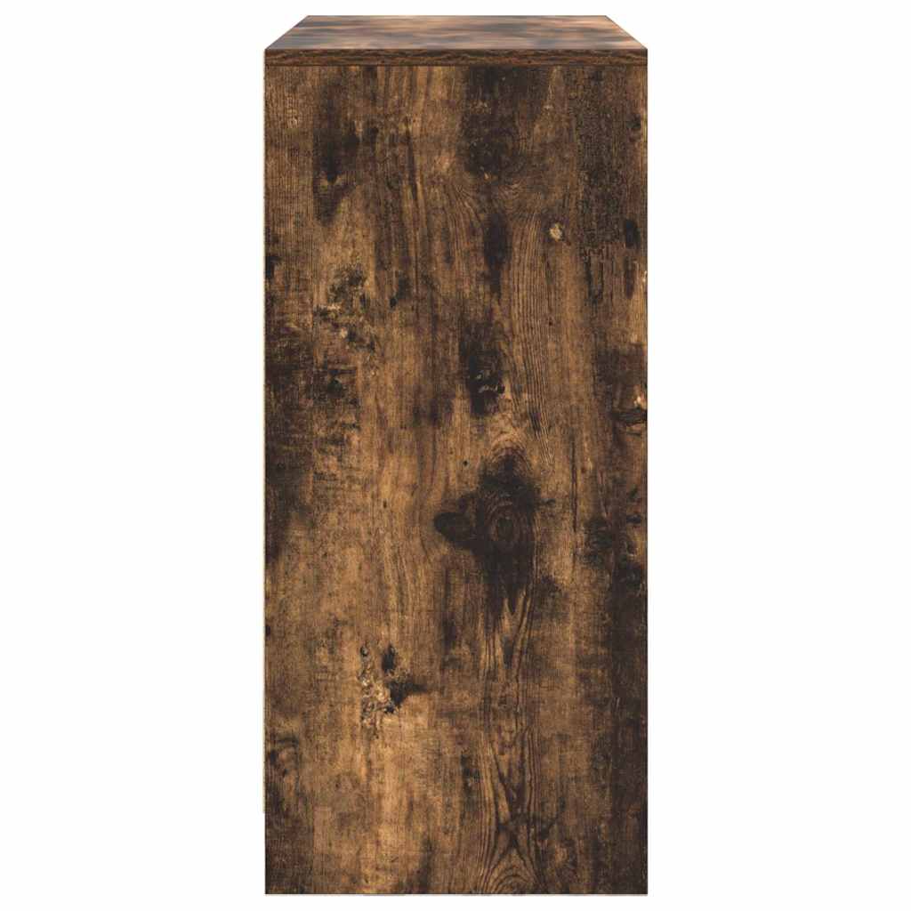 Dressoir met lade 80x34x76 cm spaanplaat gerookt eikenkleurig