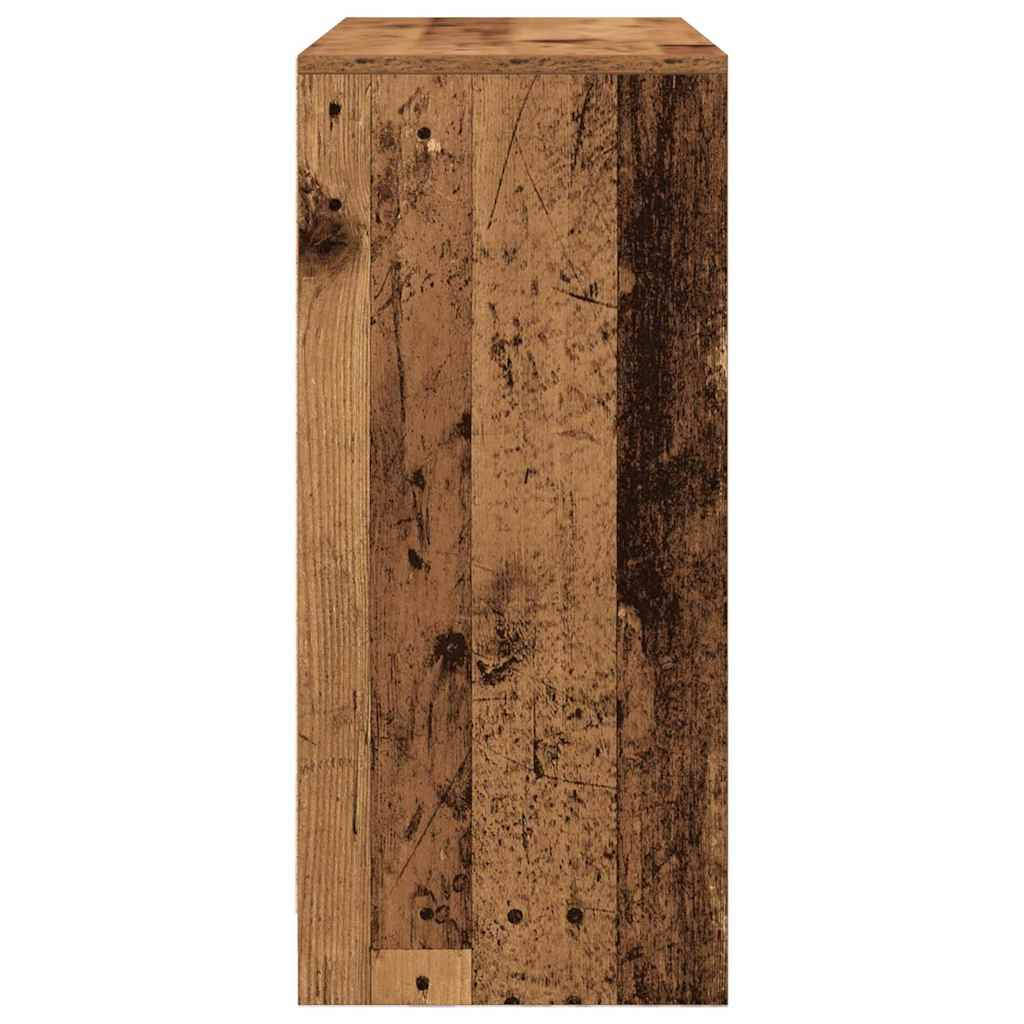 Dressoir met lade 80x34x76 cm spaanplaat oud hout