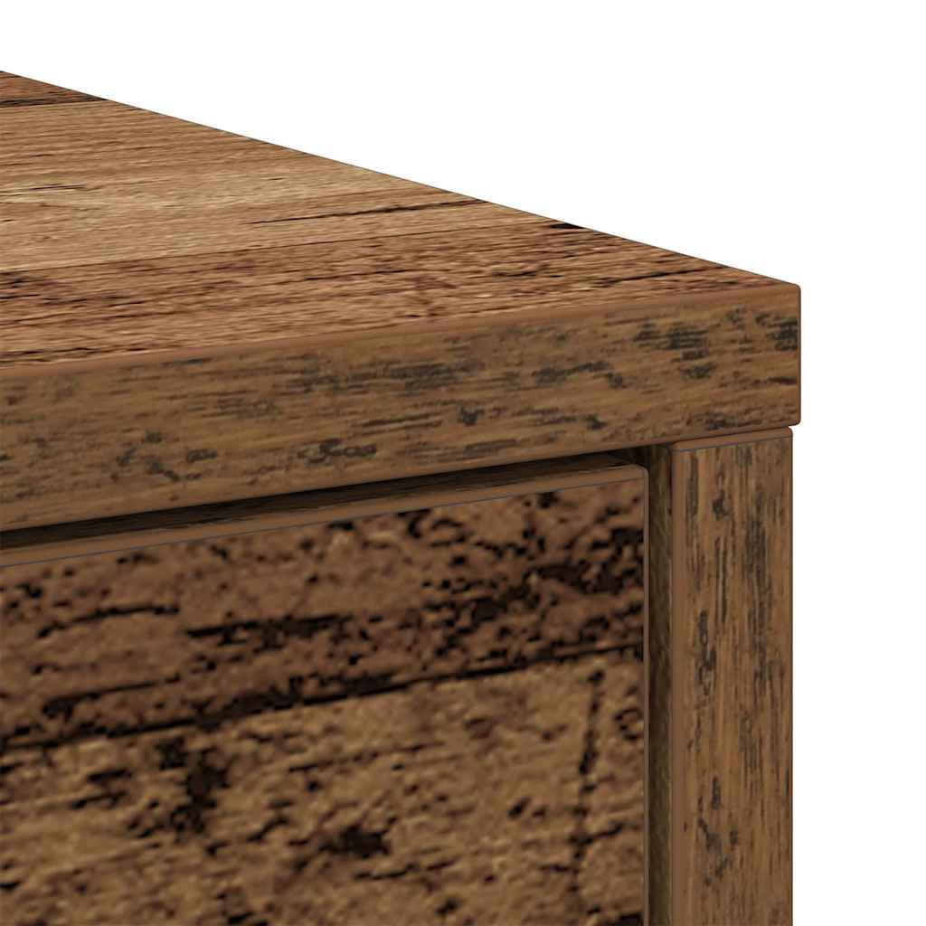 Dressoir met lade 80x34x76 cm spaanplaat oud hout