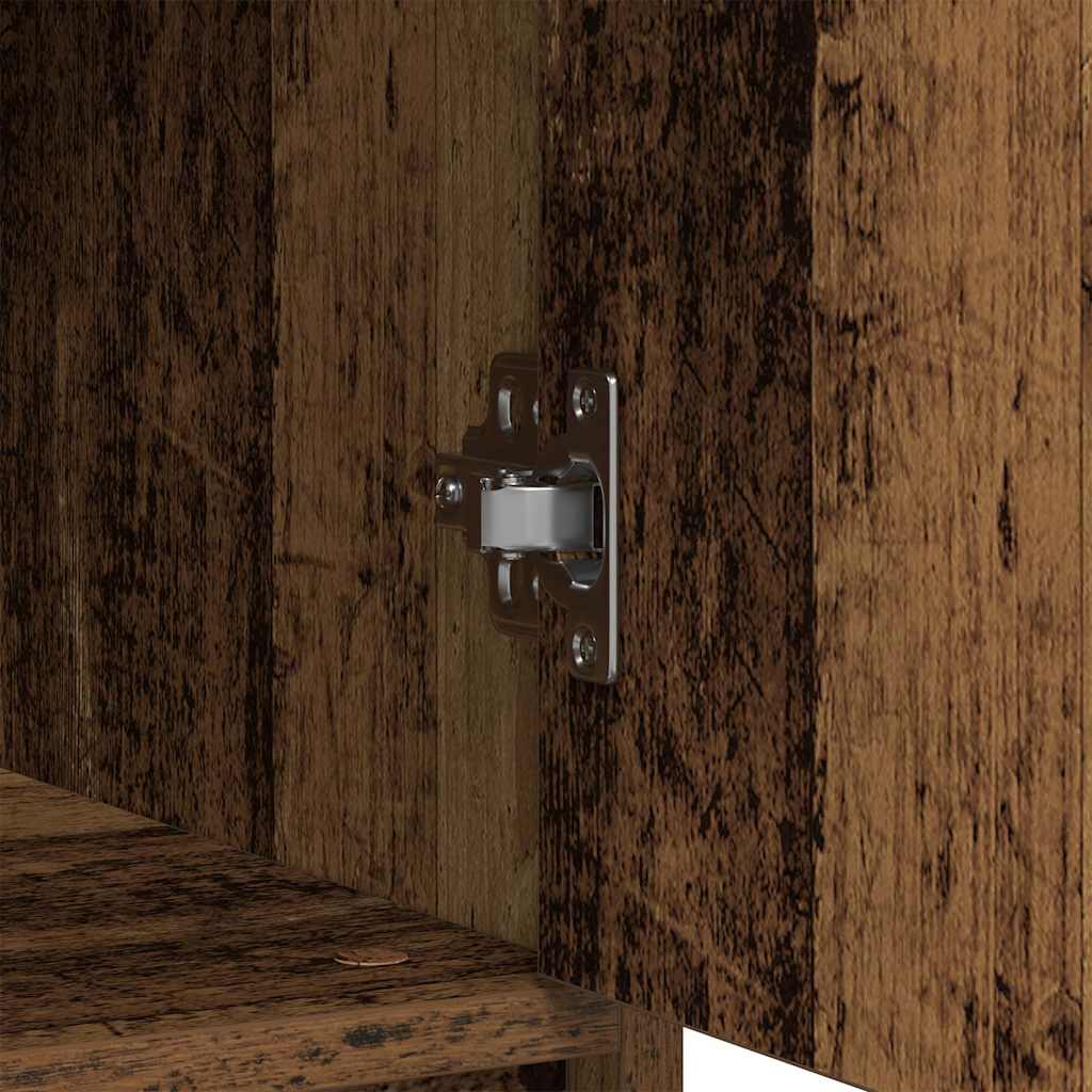 Dressoir met lade 80x34x76 cm spaanplaat oud hout