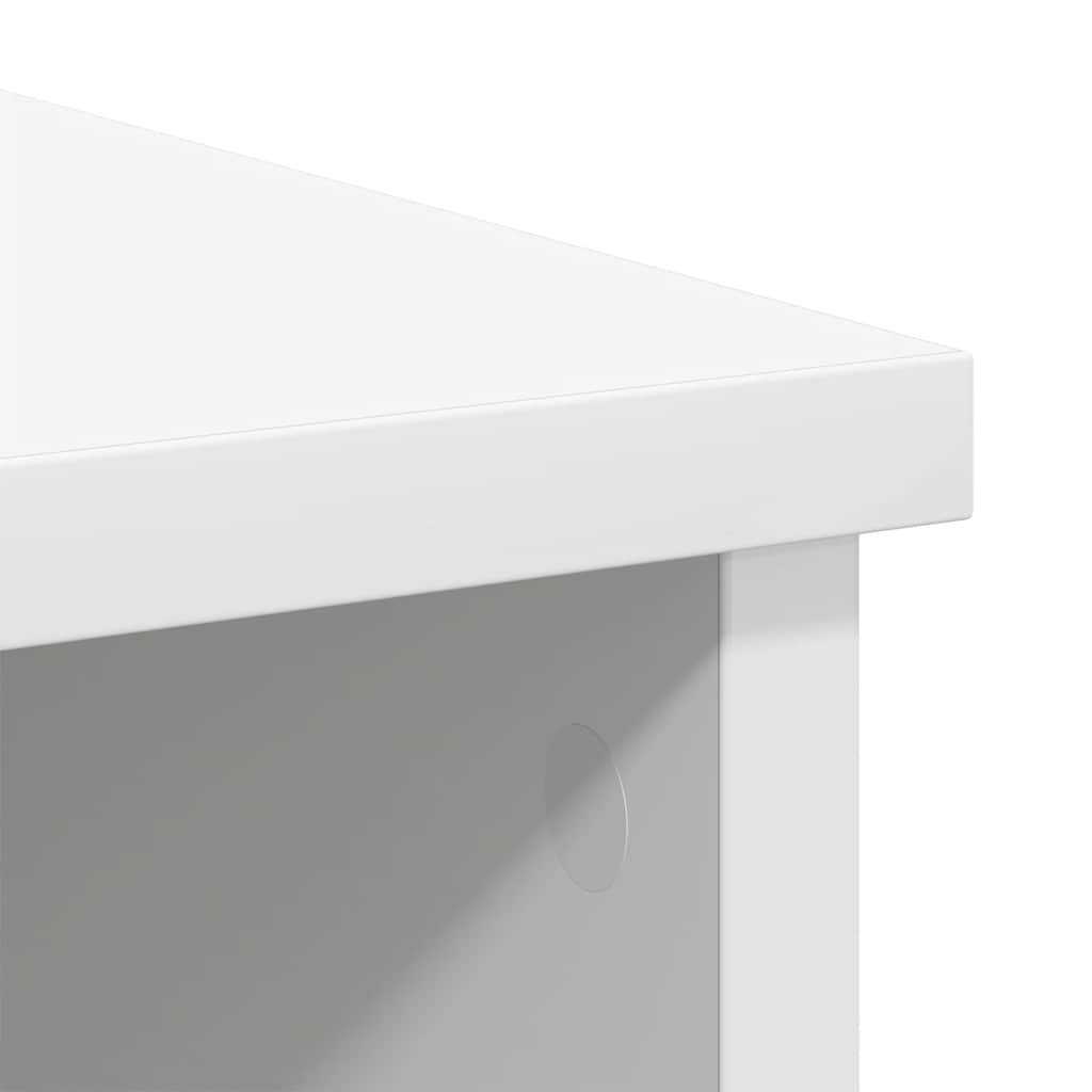 Dressoir met lade 101x35x76 cm spaanplaat wit