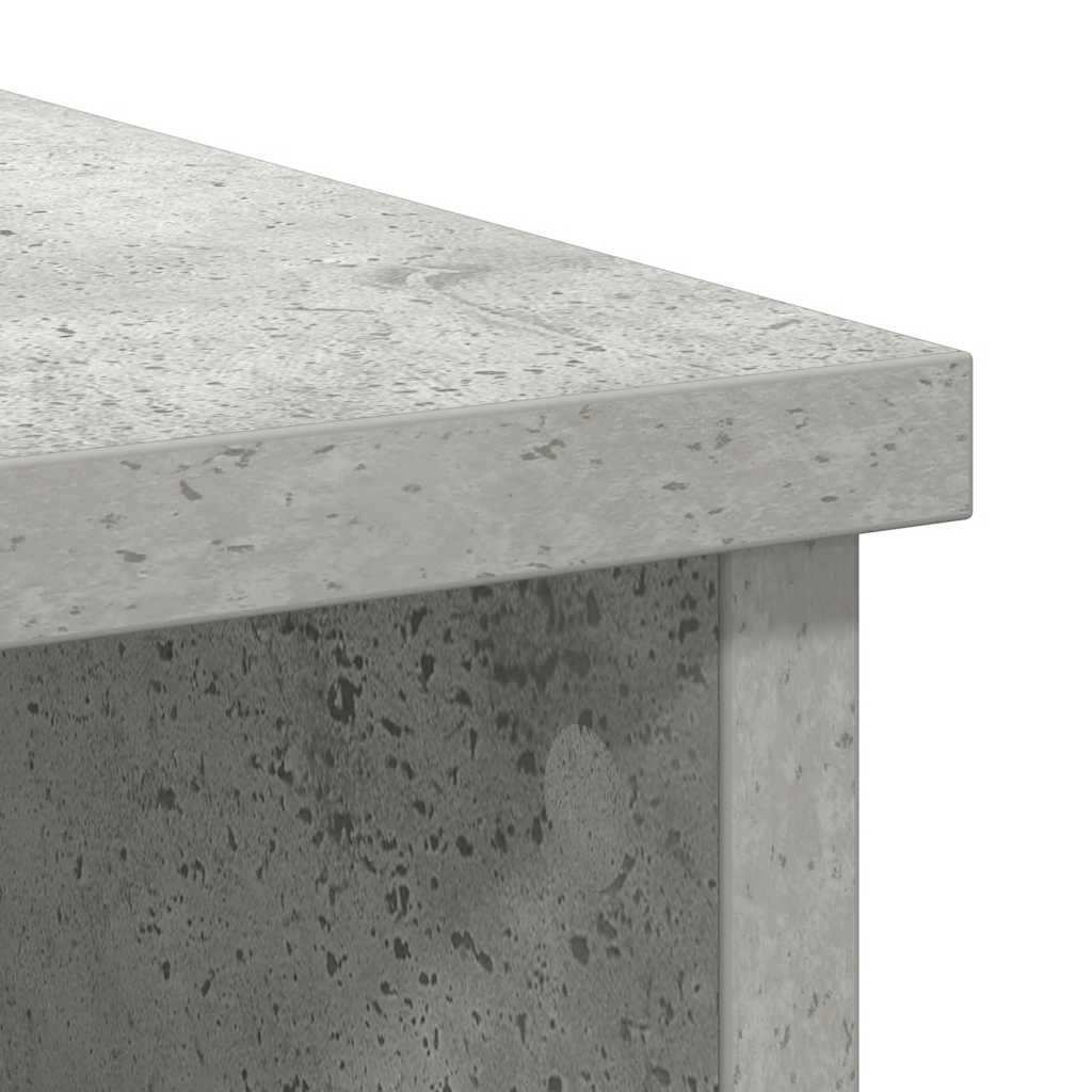 Dressoir met lade 101x35x76 cm spaanplaat betongrijs