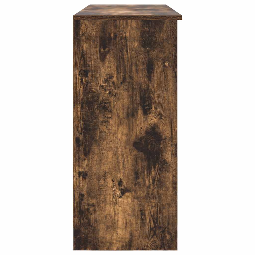 Dressoir met lade 101x35x76 cm spaanplaat gerookt eikenkleurig