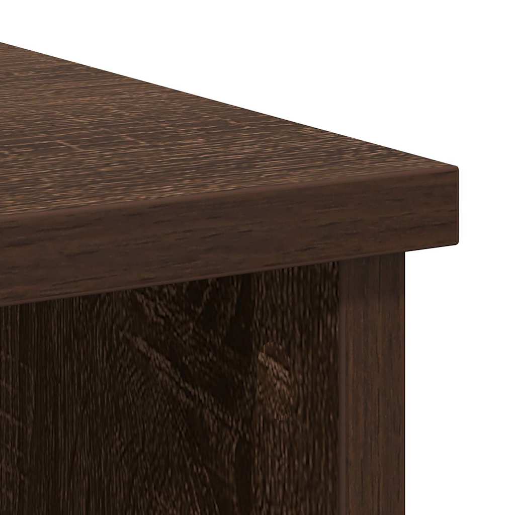 Dressoir met lade 101x35x76 cm spaanplaat bruin eikenkleurig