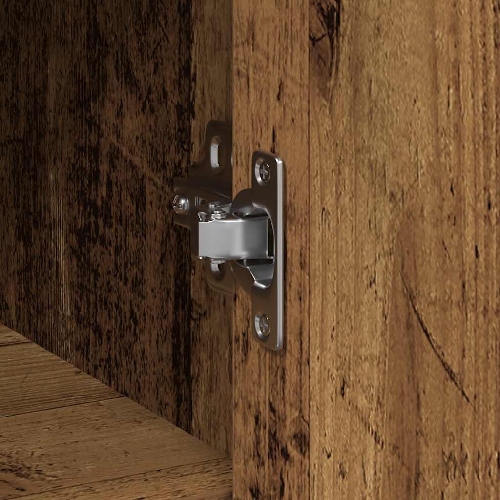 Dressoir met lade 101x35x76 cm spaanplaat oud hout