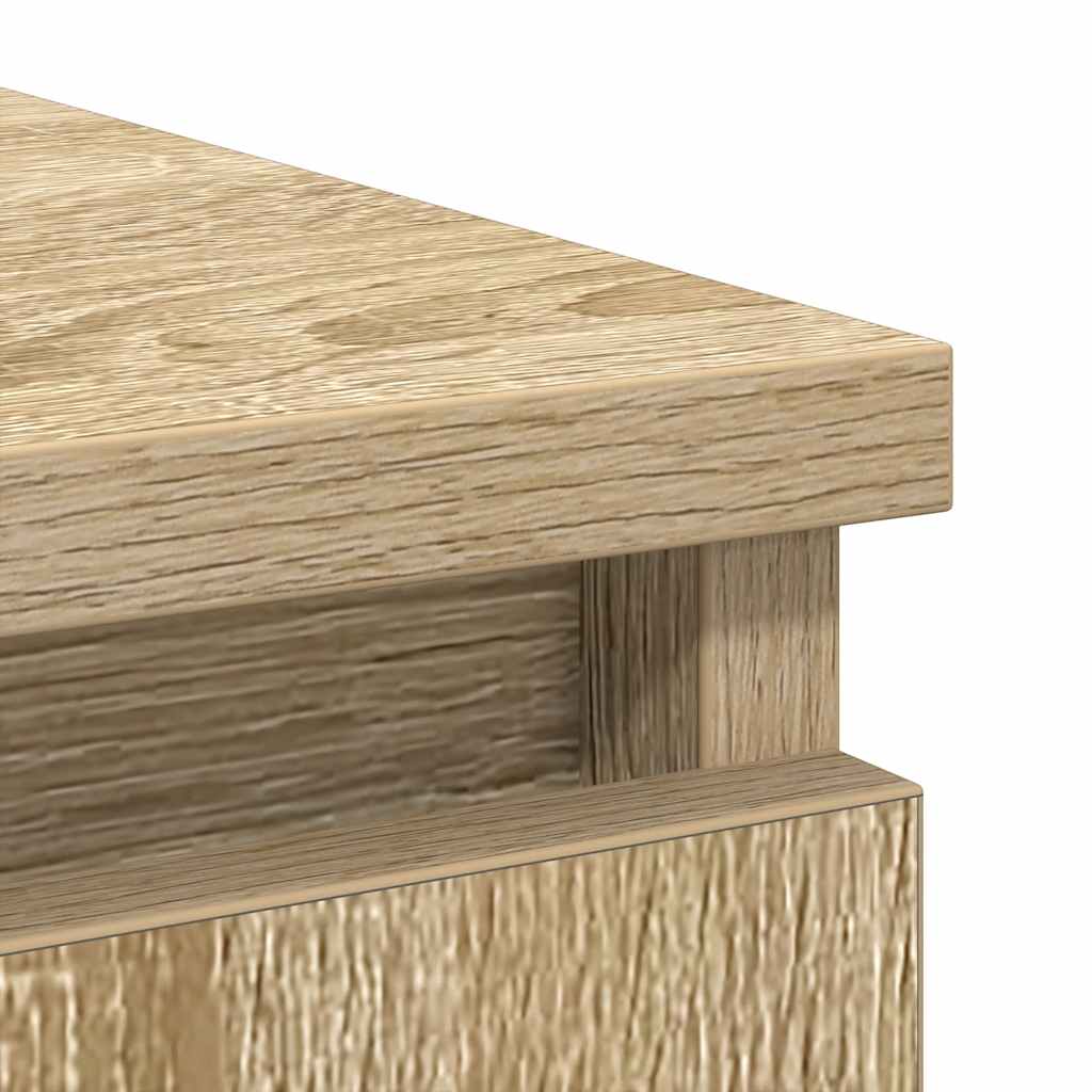 Dressoir met lade 71x35x65 cm spaanplaat sonoma eikenkleurig