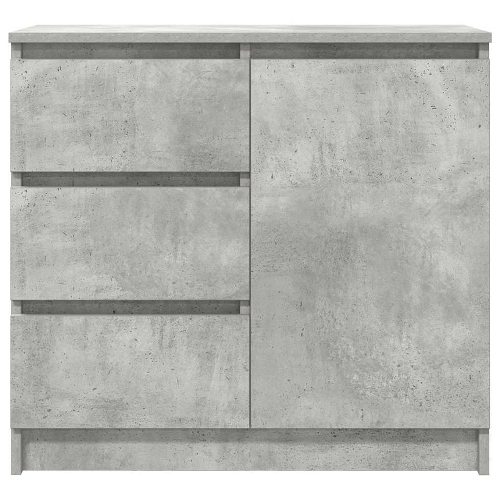 Dressoir met lade 71x35x65 cm spaanplaat betongrijs
