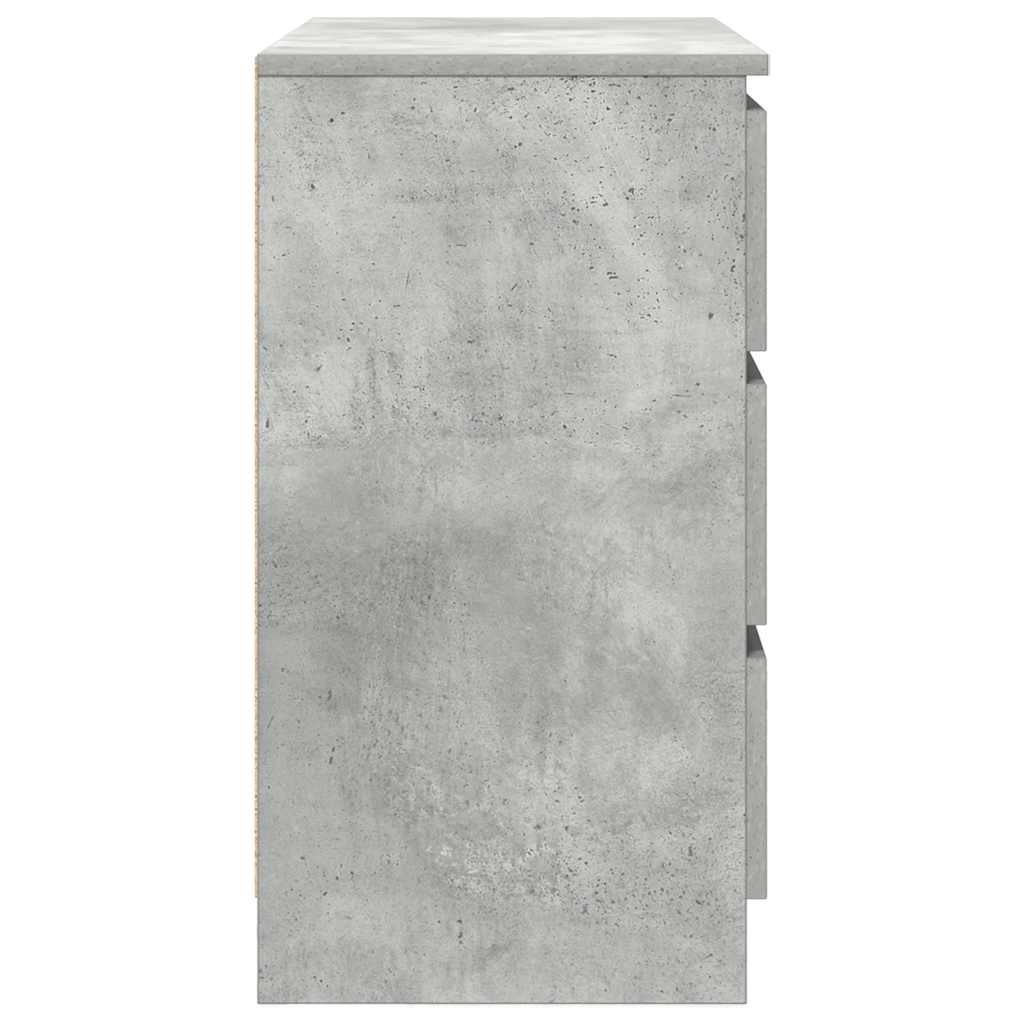 Dressoir met lade 71x35x65 cm spaanplaat betongrijs