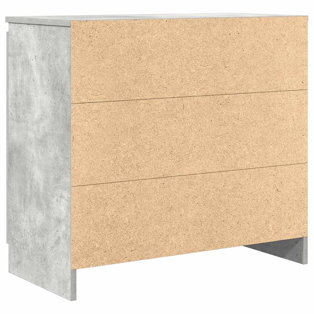 Dressoir met lade 71x35x65 cm spaanplaat betongrijs