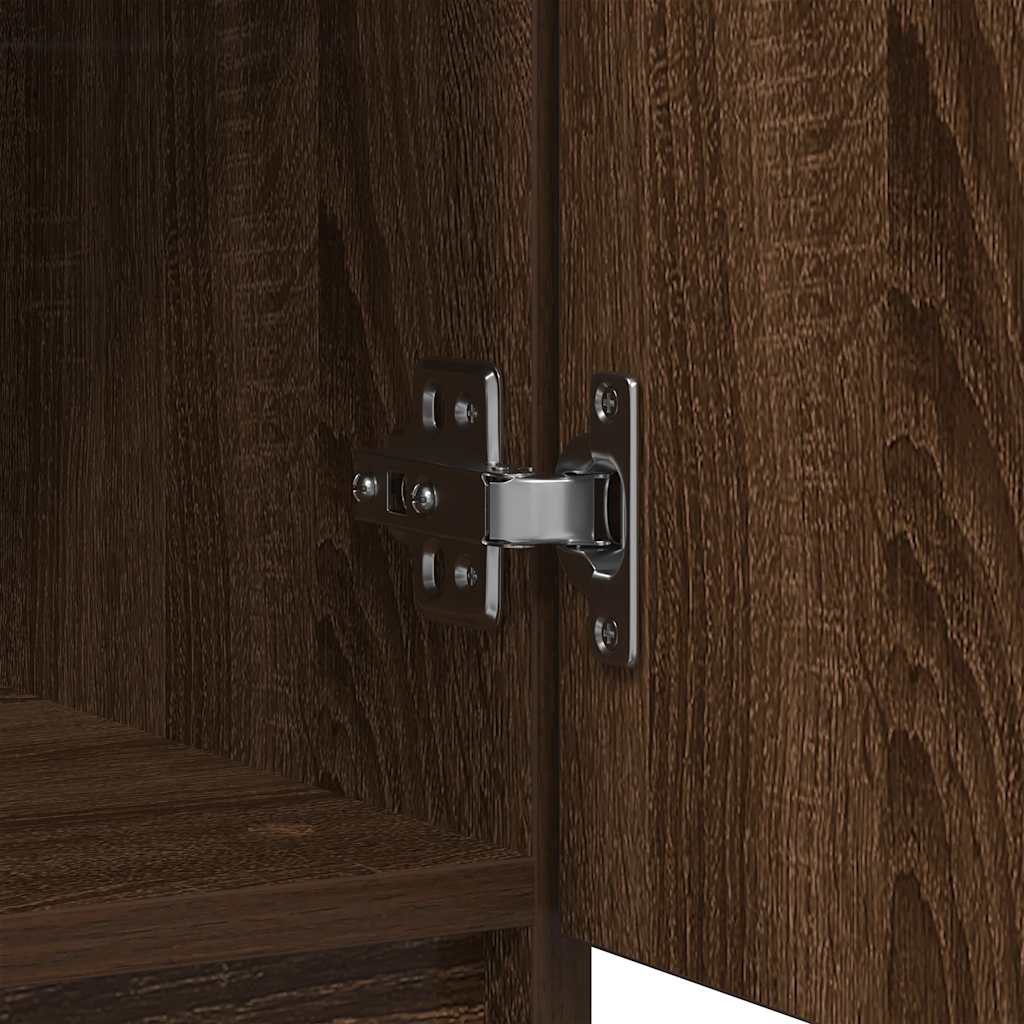 Dressoir met lade 71x35x65 cm spaanplaat bruin eikenkleurig