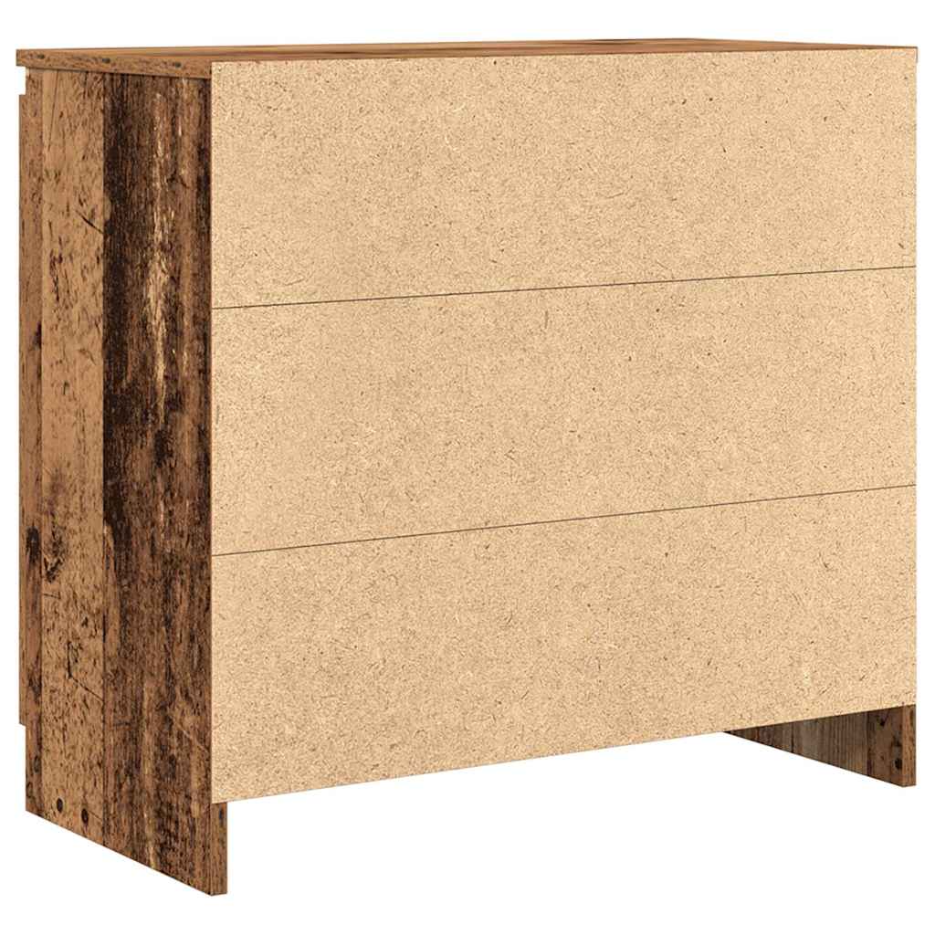 Dressoir met lade 71x35x65 cm spaanplaat oud hout