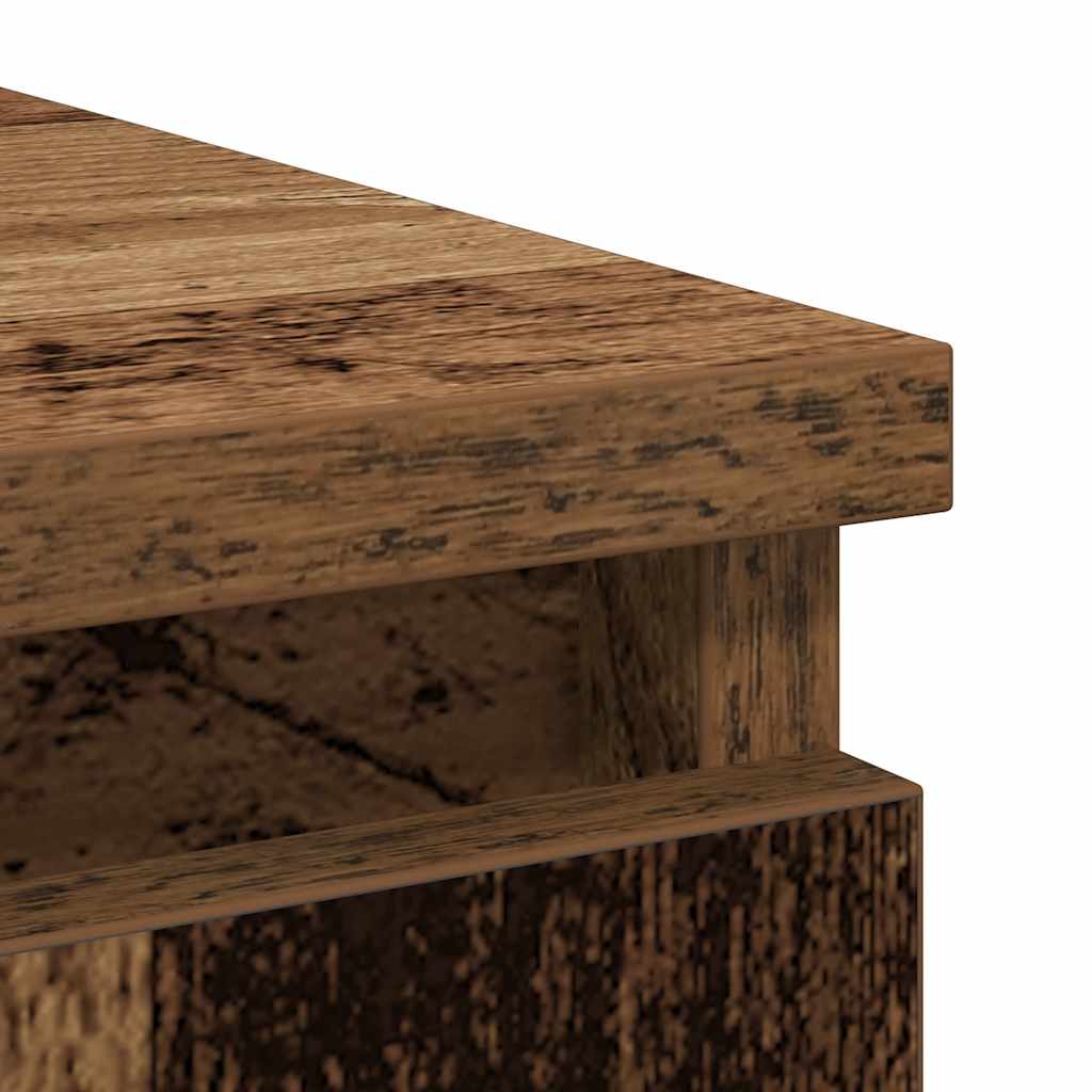 Dressoir met lade 71x35x65 cm spaanplaat oud hout