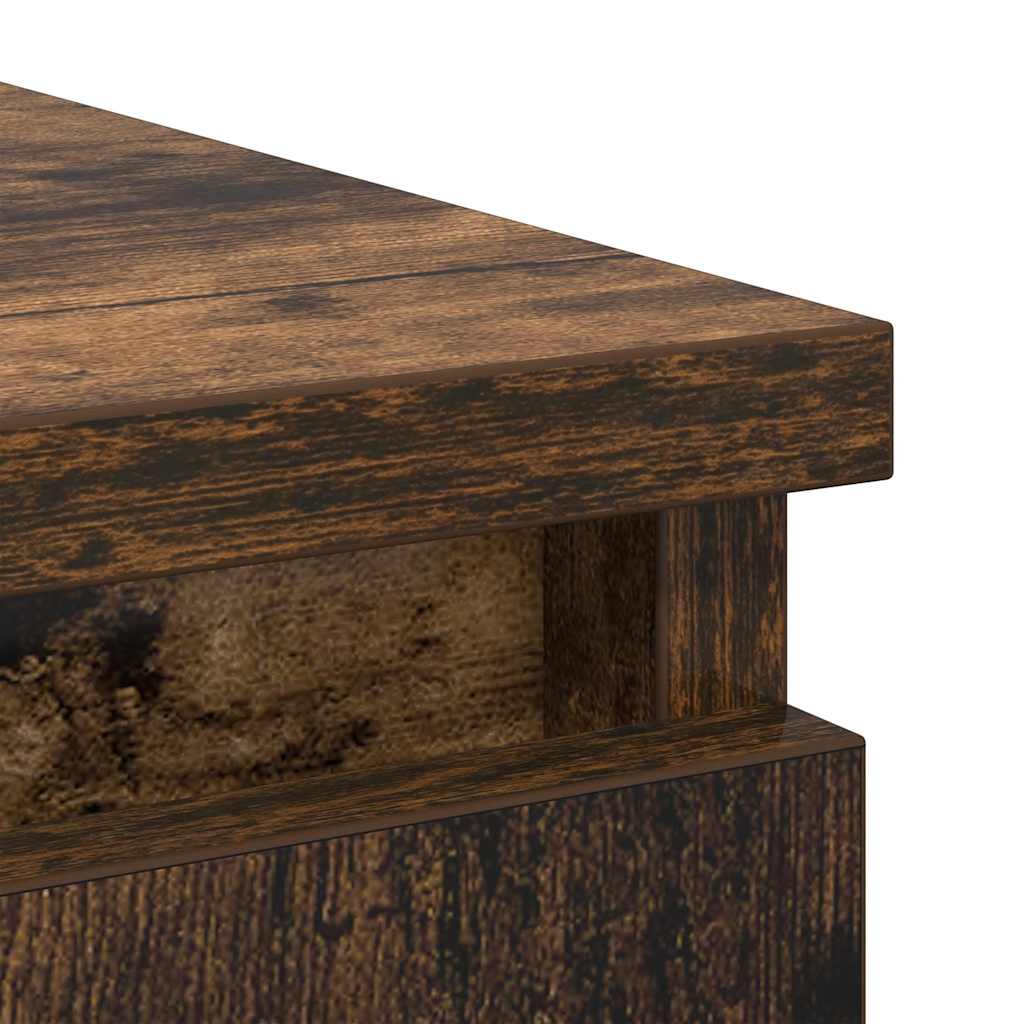 Dressoir met lades 71x35x84 cm spaanplaat gerookt eiken
