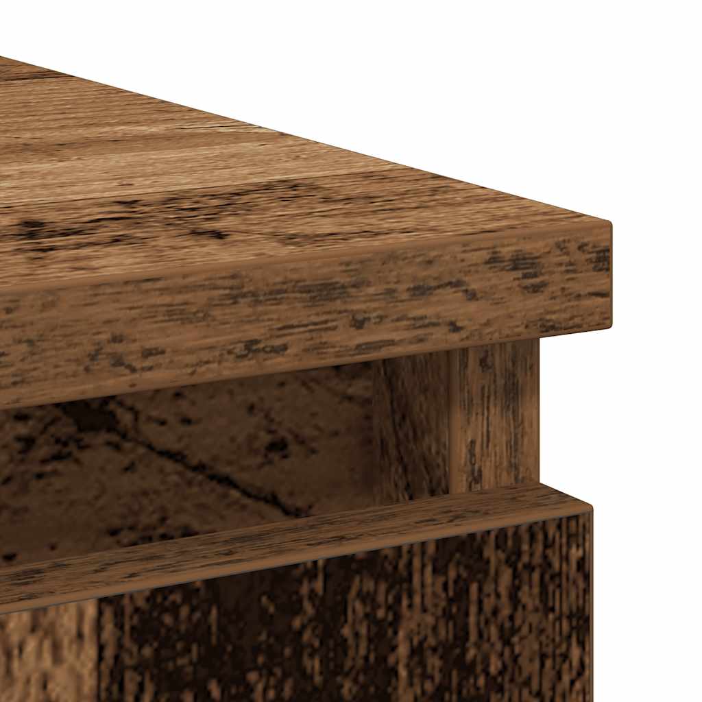 Dressoir met lades 71x35x84 cm spaanplaat hout oud hout