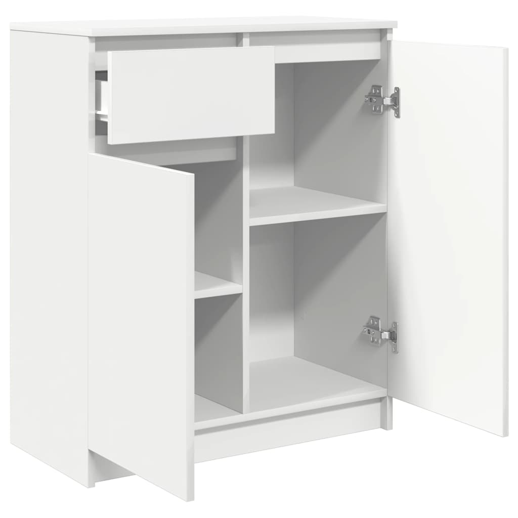 Dressoir met lade 71x35x84 cm spaanplaat wit