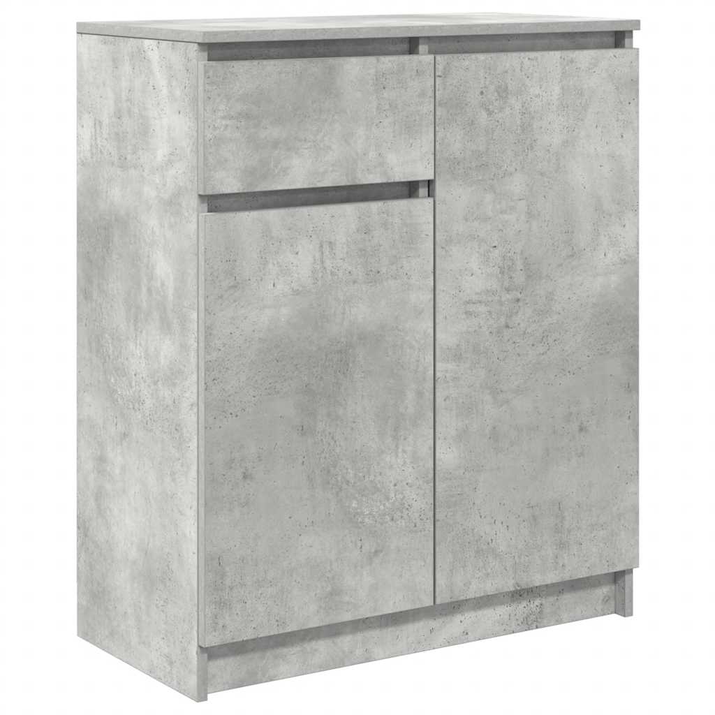 Dressoir met lade 71x35x84 cm spaanplaat betongrijs