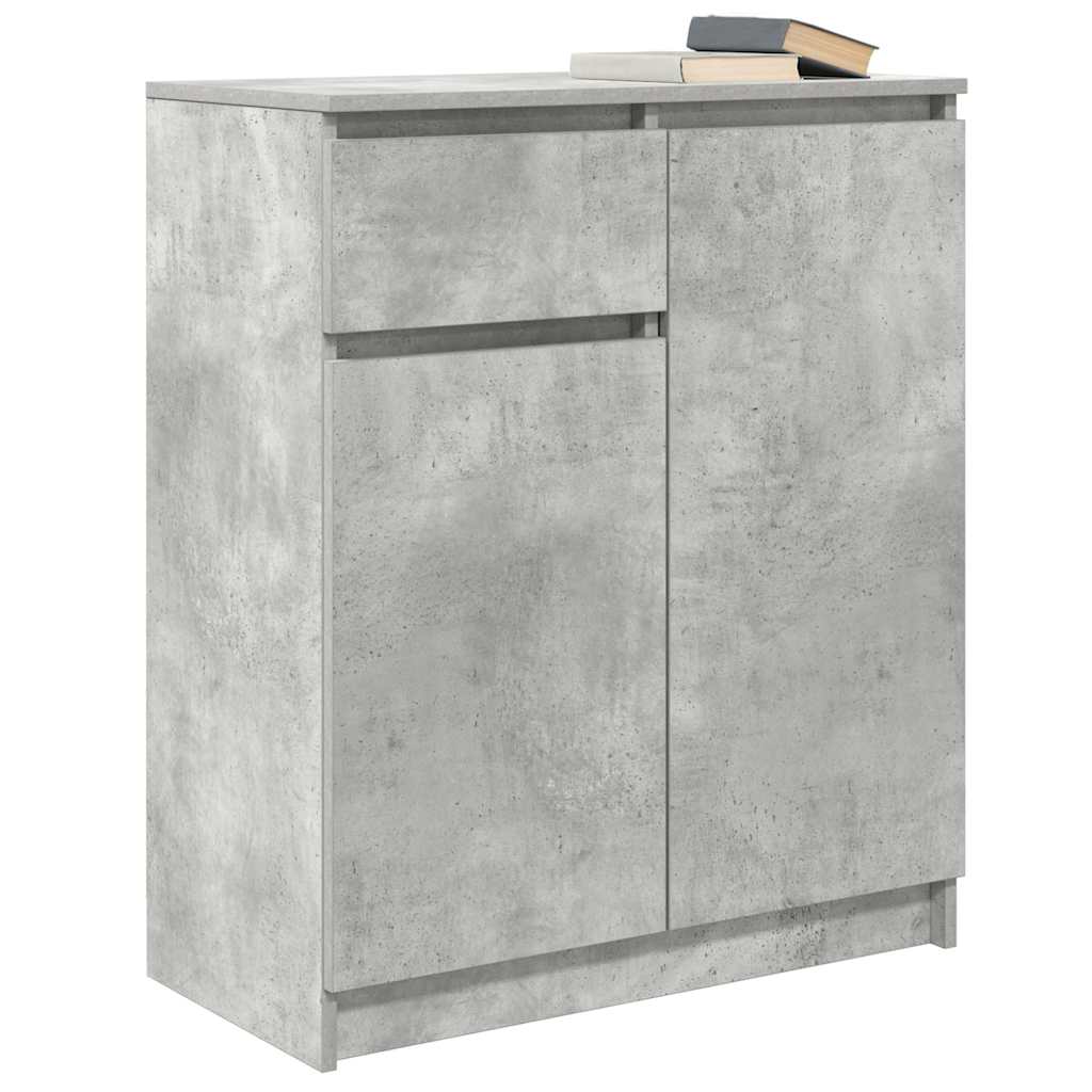Dressoir met lade 71x35x84 cm spaanplaat betongrijs