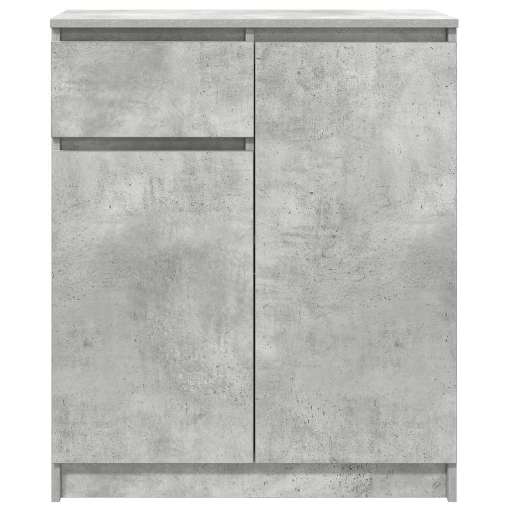 Dressoir met lade 71x35x84 cm spaanplaat betongrijs