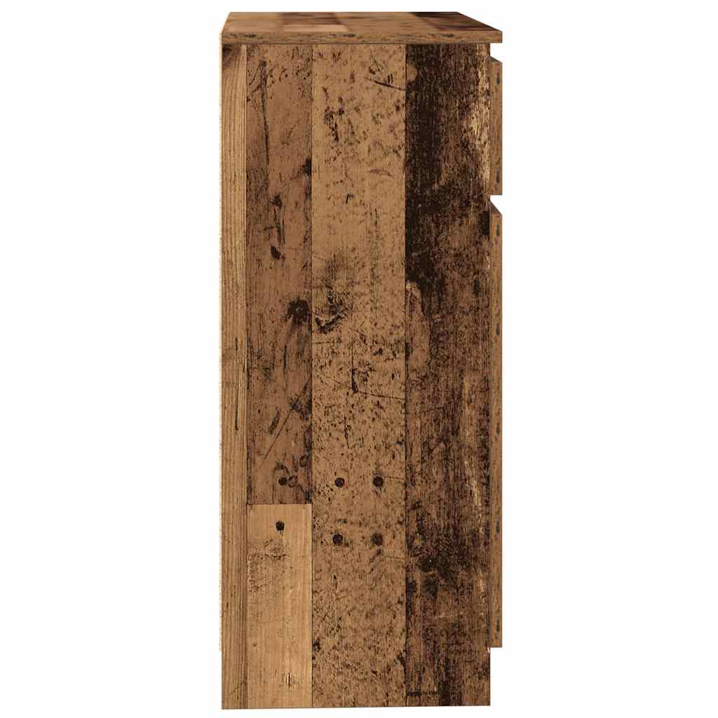 Dressoir met lade 71x35x84 cm spaanplaat oud hout