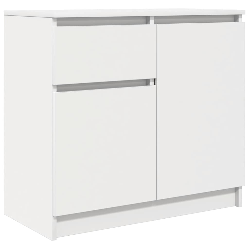 Dressoir met lade 71x35x65 cm spaanplaat wit