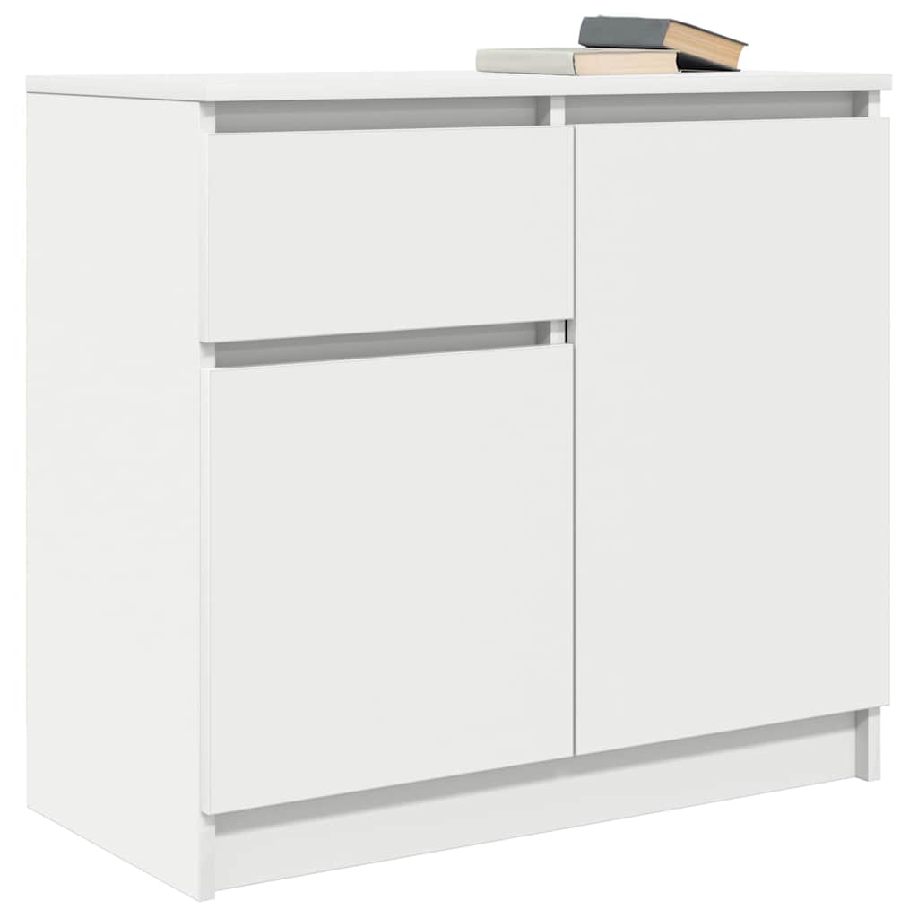 Dressoir met lade 71x35x65 cm spaanplaat wit