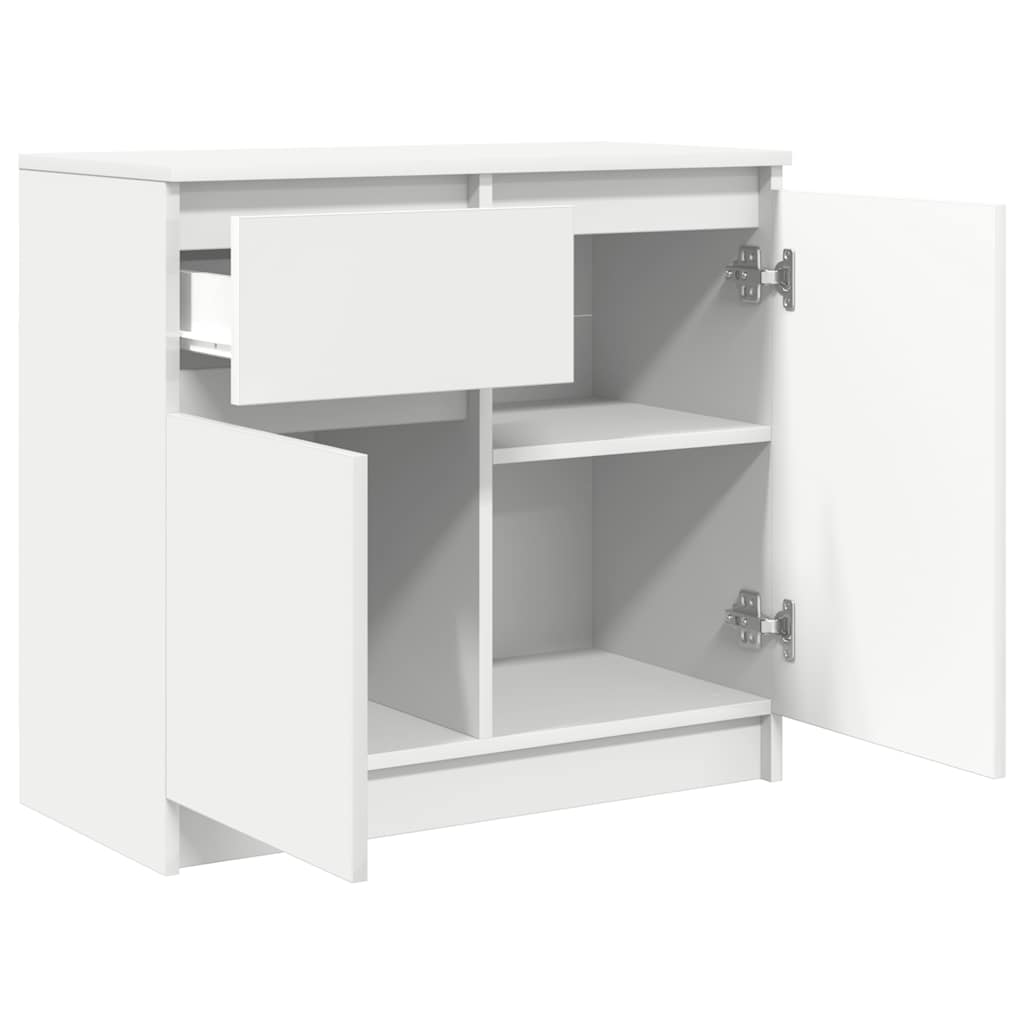 Dressoir met lade 71x35x65 cm spaanplaat wit