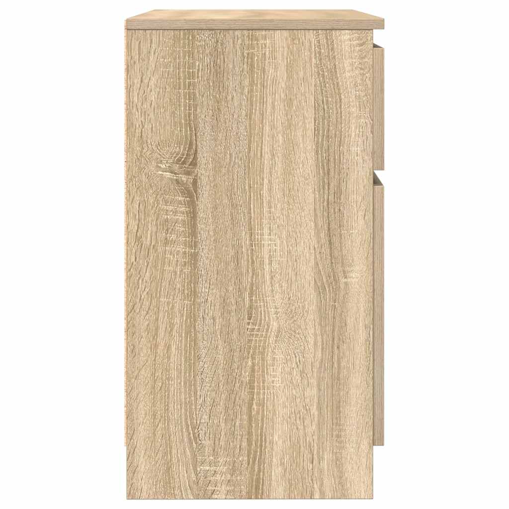 Dressoir met lade 71x35x65 cm spaanplaat sonoma eikenkleurig
