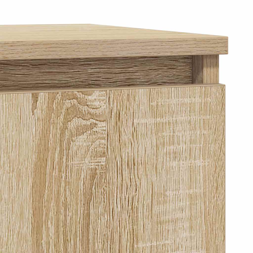 Dressoir met lade 71x35x65 cm spaanplaat sonoma eikenkleurig