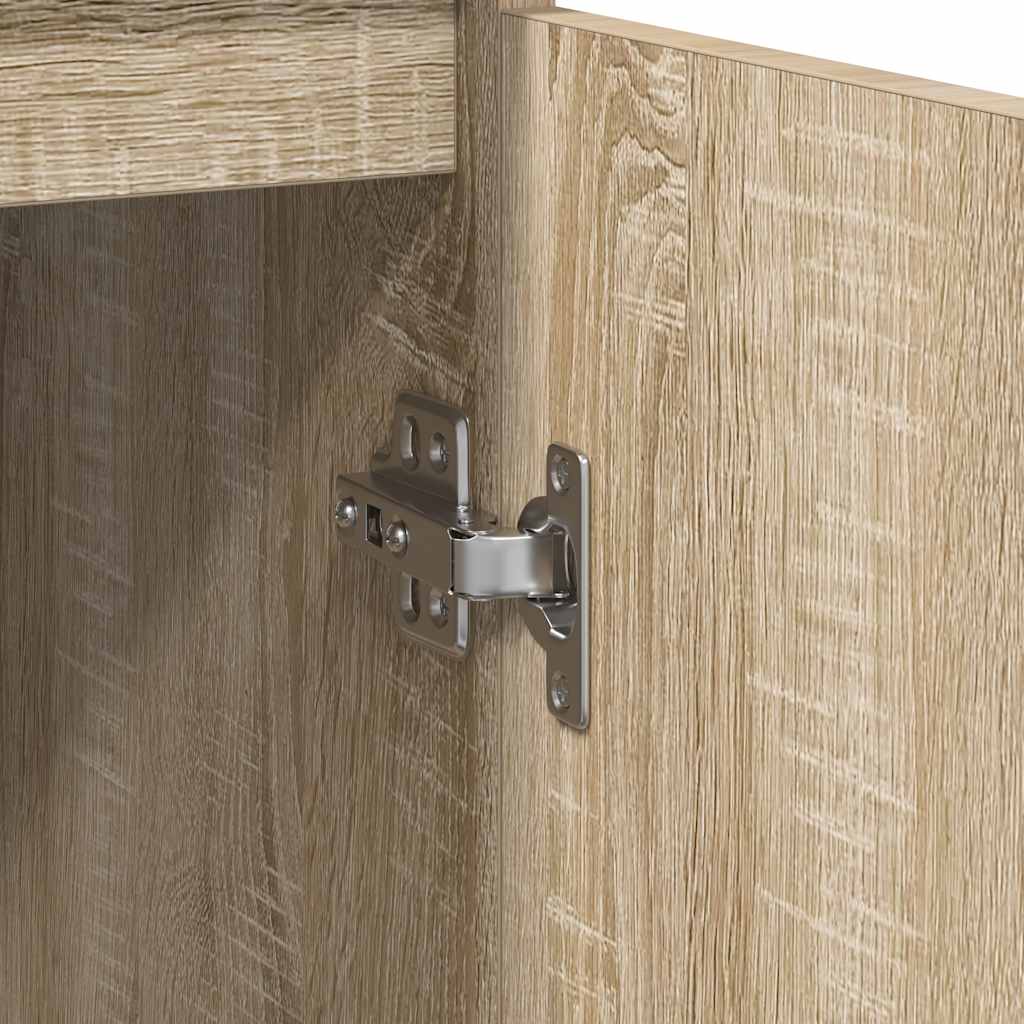 Dressoir met lade 71x35x65 cm spaanplaat sonoma eikenkleurig