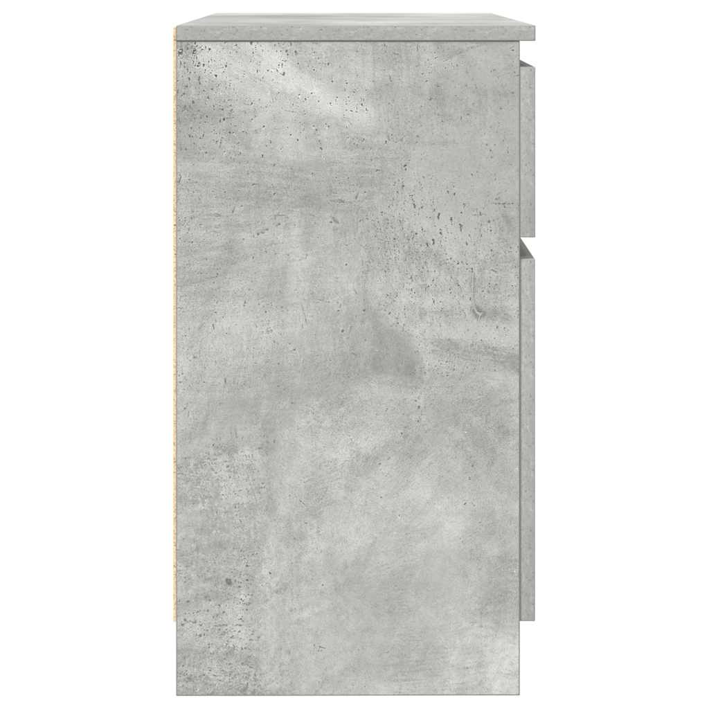 Dressoir met lade 71x35x65 cm spaanplaat betongrijs